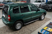 Chevrolet Niva 1998-2020 Estribos Laterales Maydos V1 (2 uds., Aluminio) foto 1