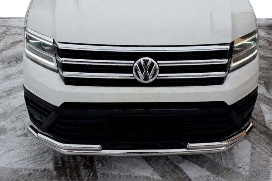 Volkswagen Crafter 2016- Defensa Delantera ST085 Acero Inoxidable Image