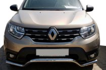 Renault Duster 2018-2024 Defensa Delantera WT008 (Acero Inoxidable) foto 1
