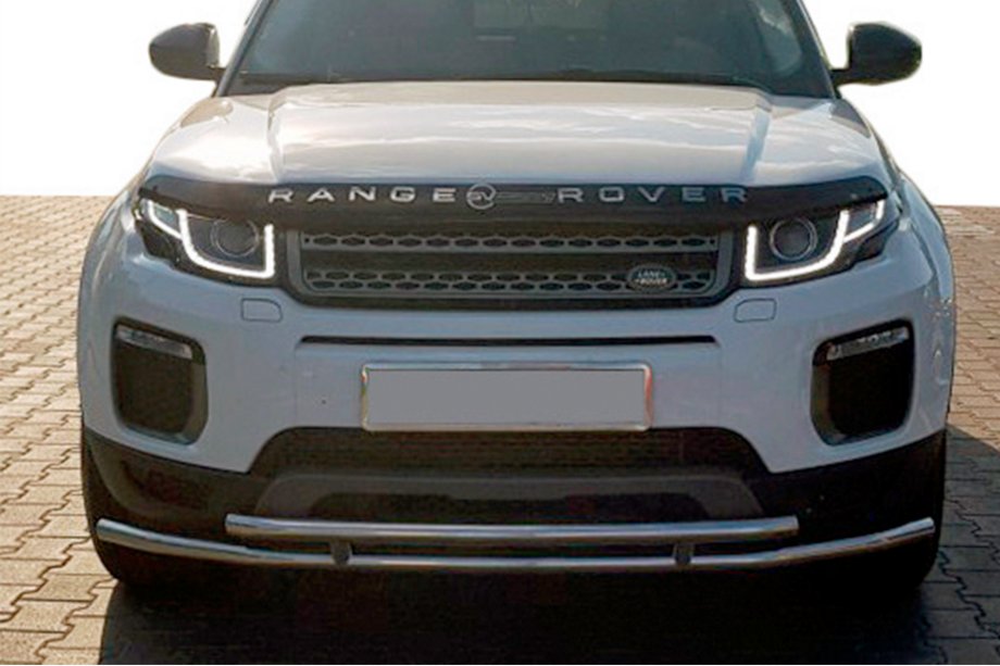 Range Rover Evoque 2012-2018 Defensa delantera ST014-1 (acero inoxidable) Image