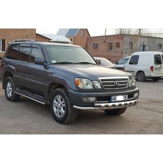 Defensa Delantera ST015 (Acero Inoxidable) Lexus LX470 1998-2007 foto 3