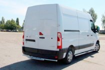 Opel Movano 2010-2021 Barra Trasera AK008 (Acero Inoxidable) foto 4
