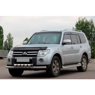 Defensa Delantera ST015-13 (Acero Inoxidable) Mitsubishi Pajero Wagon IV 2006-2021 foto 4