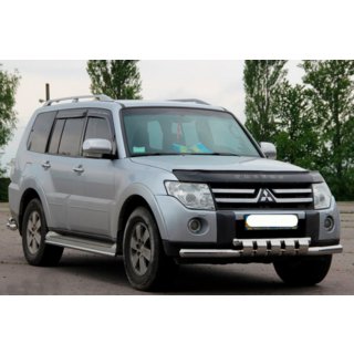 Defensa Delantera ST015-13 (Acero Inoxidable) Mitsubishi Pajero Wagon IV 2006-2021 foto 2