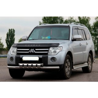 Defensa Delantera ST015-13 (Acero Inoxidable) Mitsubishi Pajero Wagon IV 2006-2021 foto 3