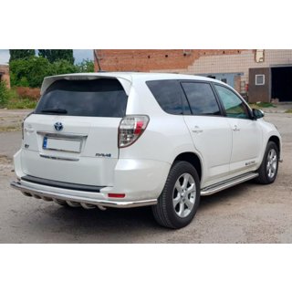 Barra de protección trasera AK005-15 (solo para EV, 2 uds., acero inoxidable) Toyota Rav 4 2006-2013 foto 2