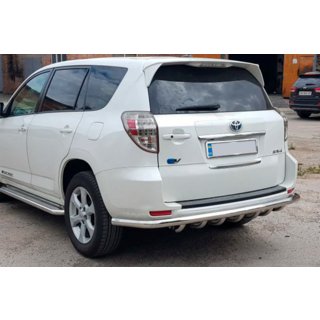 Barra de protección trasera AK005-15 (solo para EV, 2 uds., acero inoxidable) Toyota Rav 4 2006-2013 foto 3