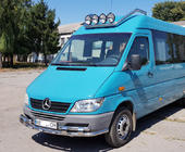 Mercedes Sprinter W901/902/903/904/905 1995–2006 Defensa Delantera ST015-2 (Acero Inoxidable) foto 3
