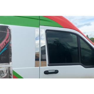 Cubiertas de pilares de puerta en acero inoxidable (4 uds) foto 1