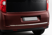 Opel Combo 2012-2018 Moldura Borde Tapa Maletero Acero Inoxidable foto 1
