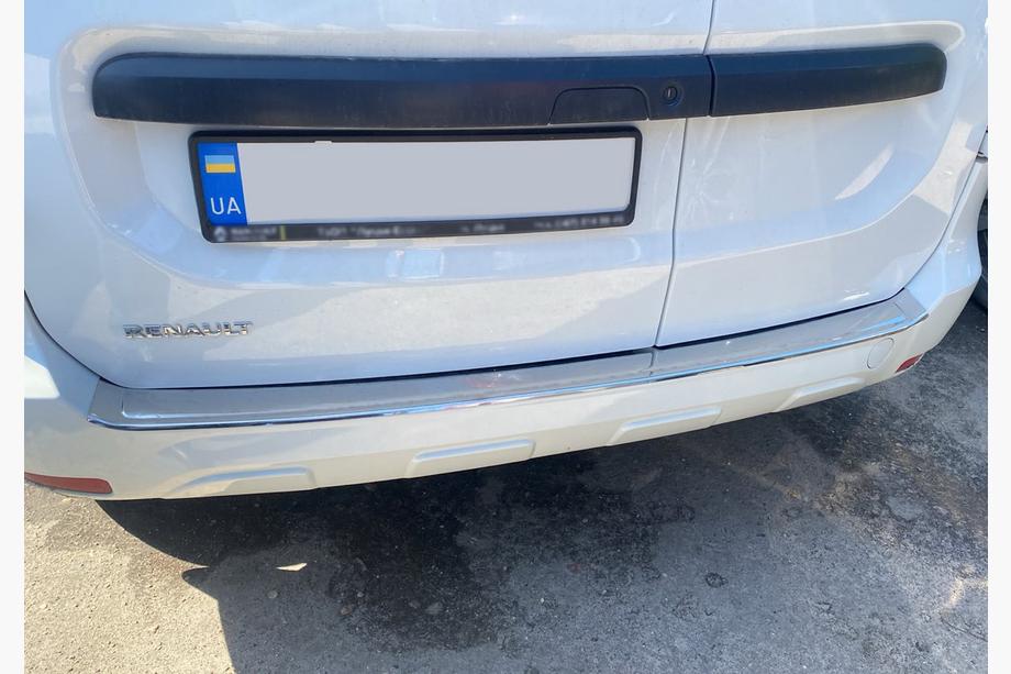 Renault Dokker 2013-2022 Protector de Parachoques Trasero Carmos Acero Inoxidable Image