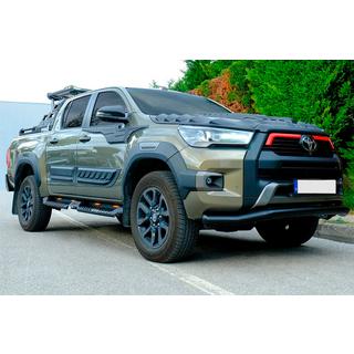Defensa delantera Texas para 2020+ (76mm, negro) Toyota Hilux 2015- foto 3
