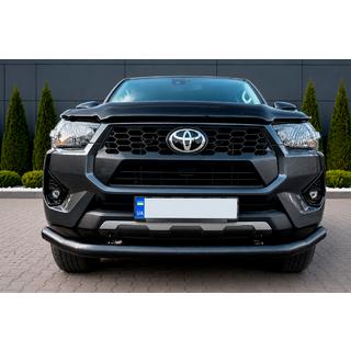 Defensa delantera Texas para 2020+ (76mm, negro) Toyota Hilux 2015- foto 4