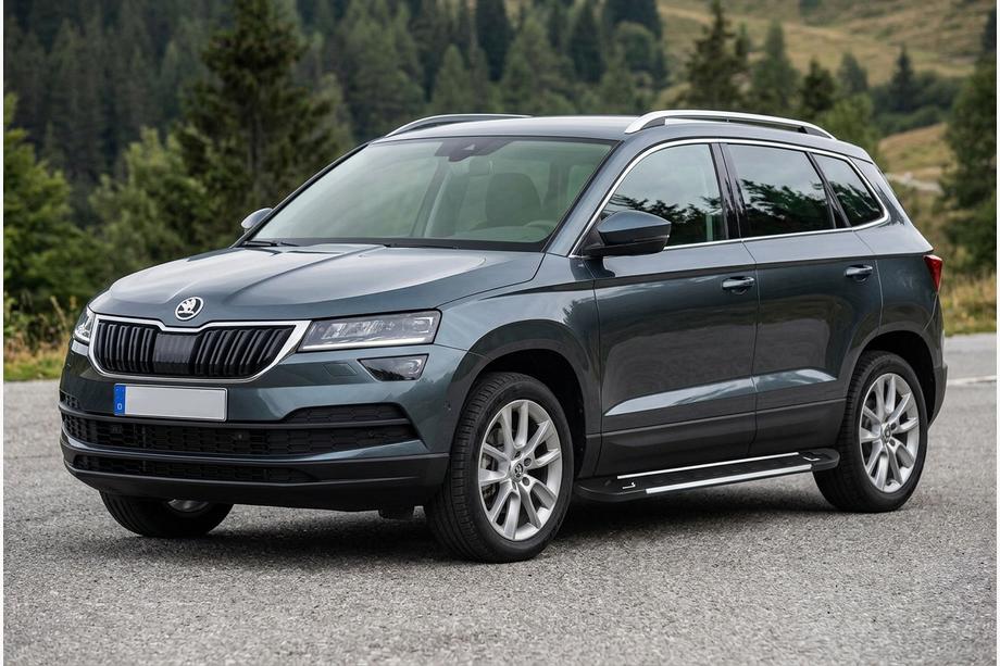 Skoda Karoq 2018- Estribos Laterales RedLine Black (2 uds., Aluminio) Image