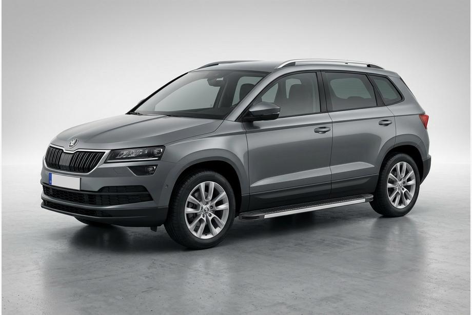 Skoda Karoq 2018- Estribos Laterales Maya V1 (2 uds., Aluminio) Image