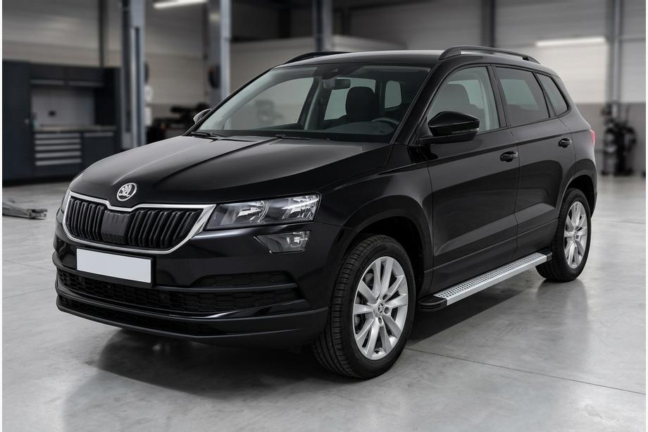 Skoda Karoq 2018- Estribos Laterales Maya V2 (2 uds., Aluminio) Image
