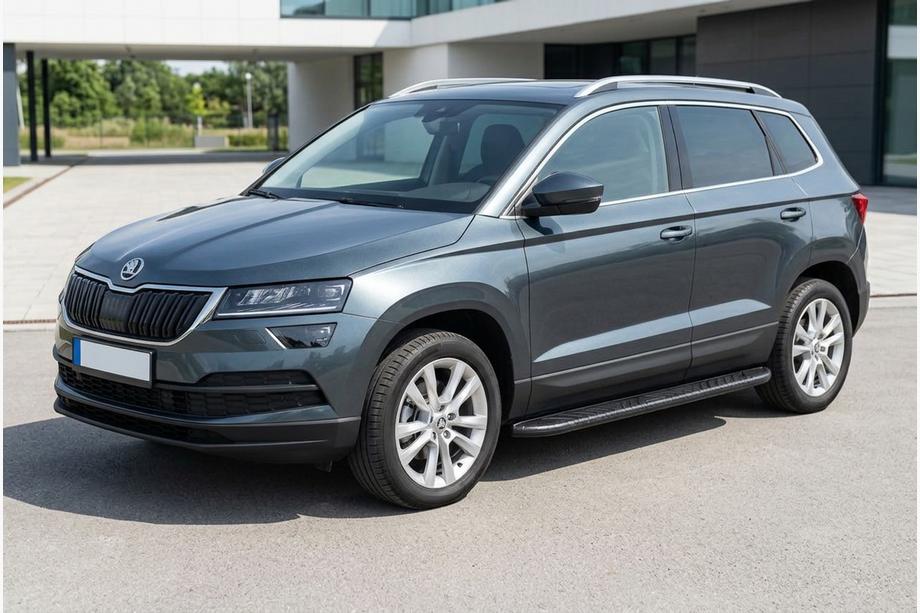 Skoda Karoq 2018- Estribos Laterales Bosphorus Black (2 uds., Aluminio) Image