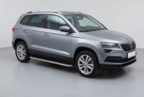 Skoda Karoq 2018- Estribos Laterales Maydos V1 (2 uds., Aluminio y Acero Inoxidable) foto 1