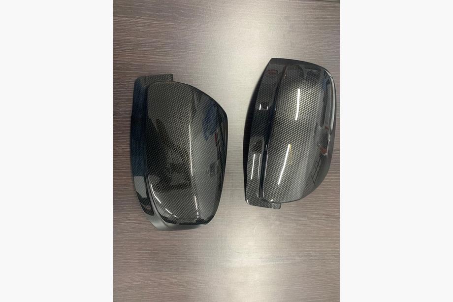 Mercedes Vito W639 2004-2014 Cubiertas de Espejos Vito 2004-2010 (2 uds, Efecto Carbono) Foto 4