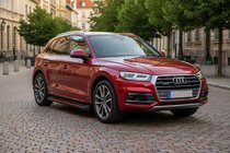 Audi Q5 2017-2025 Estribos Laterales Maya Red (2 uds., Aluminio) foto 1