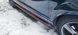Audi Q7 2005-2015 Estribos Laterales Maya Red (2 uds., Aluminio) foto 1