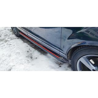 Estribos Laterales Maya Red (2 uds., Aluminio) Audi Q7 2005-2015 foto 1