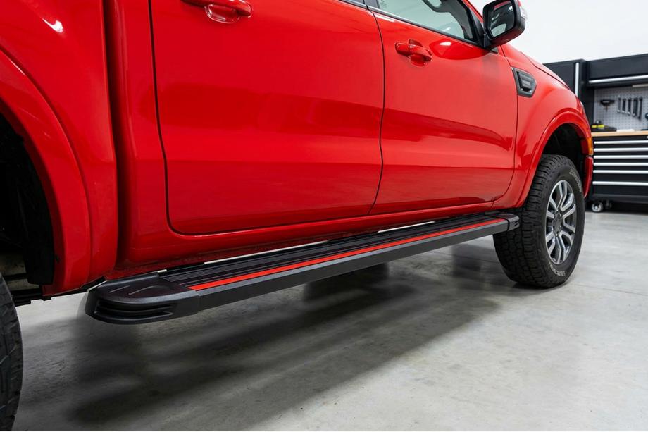 Ford Ranger 2007-2011 Estribos Laterales Maya Red (2 uds., Aluminio) Image