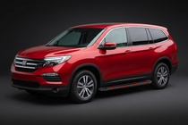 Honda Pilot 2015-2022 Estribos Laterales Maya Red (2 uds., Aluminio) foto 1