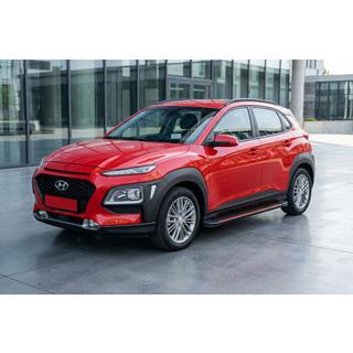 Estribos Laterales Maya Red (2 uds., Aluminio) Hyundai Kona 2017-2023 foto 1