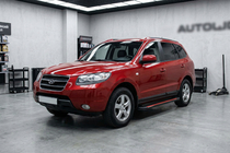Hyundai Santa Fe 2 2006-2012 Estribos Laterales Maya Red-Black (2 uds., Aluminio) foto 1