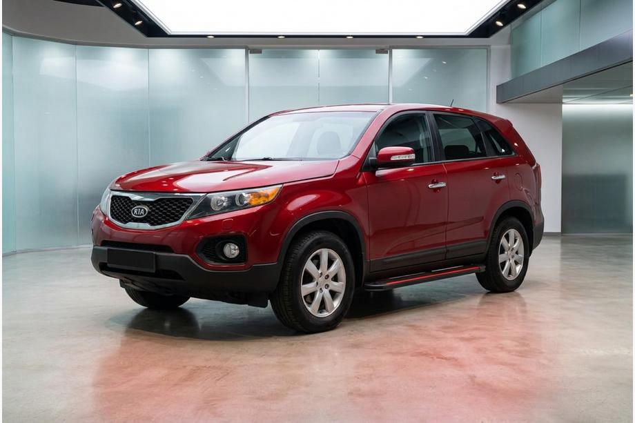 Kia Sorento II XM 2009-2014 Estribos Laterales Maya Red (2 uds., Aluminio) 2013-2016 Image