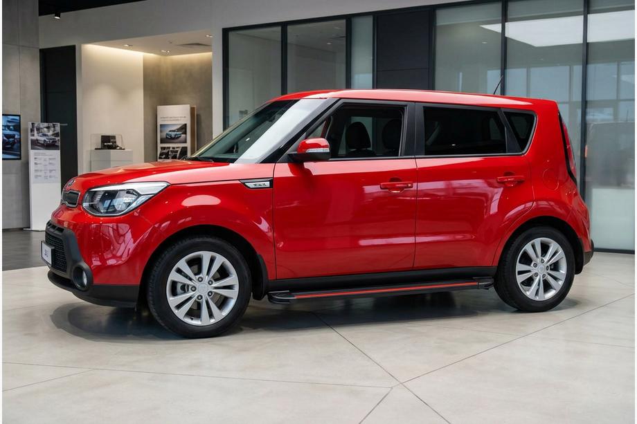 Kia Soul II 2013-2018 Estribos Laterales Maya Red (2 uds., Aluminio) Foto 1