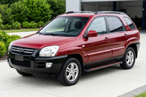 Kia Sportage 2004-2010 Estribos Laterales Maya Red (2 uds., Aluminio) foto 1