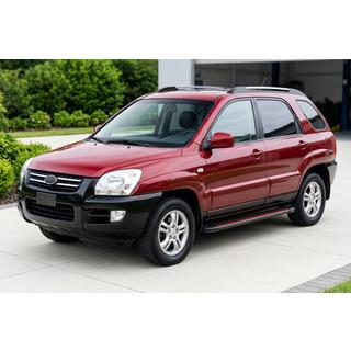 Estribos Laterales Maya Red (2 uds., Aluminio) Kia Sportage 2004-2010 foto 1