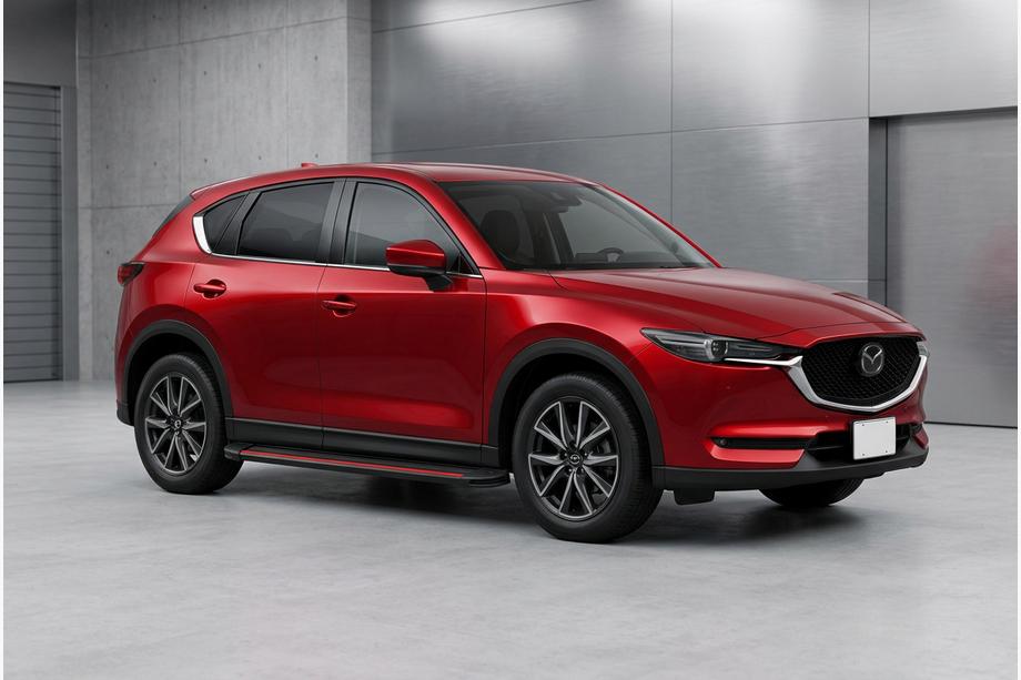 Mazda CX-5 2017–2025 Estribos Laterales Maya Red (2 uds., Aluminio) Image
