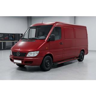 Estribos Laterales Maya Red (2 uds., Aluminio) Mercedes Sprinter W901/902/903/904/905 1995–2006 foto 1