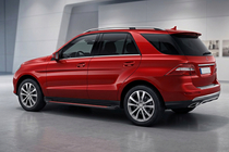 Mercedes GLE/ML class W166 2011-2018 Estribos Laterales Maya Red (2 uds., Aluminio) foto 1