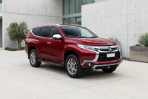 Mitsubishi Pajero Sport 2015- Estribos Laterales Maya Red (2 uds., Aluminio) foto 1