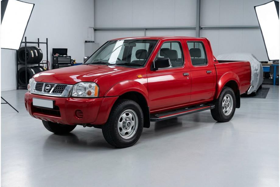 Nissan NP300 1999-2015 Estribos Laterales Maya Red (2 uds., Aluminio) Image
