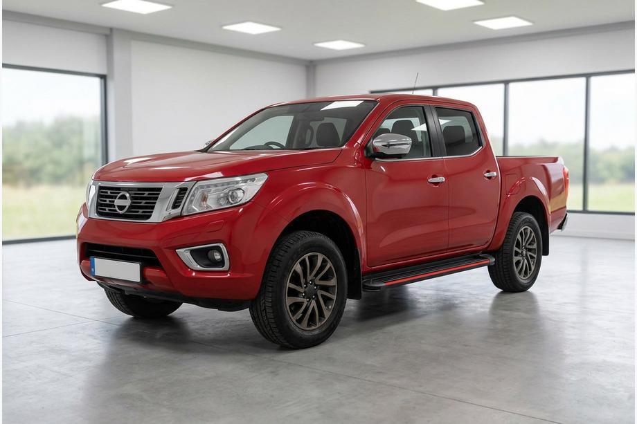 Nissan Navara/NP300 2016- Estribos Laterales Maya Red (2 uds., Aluminio) Image