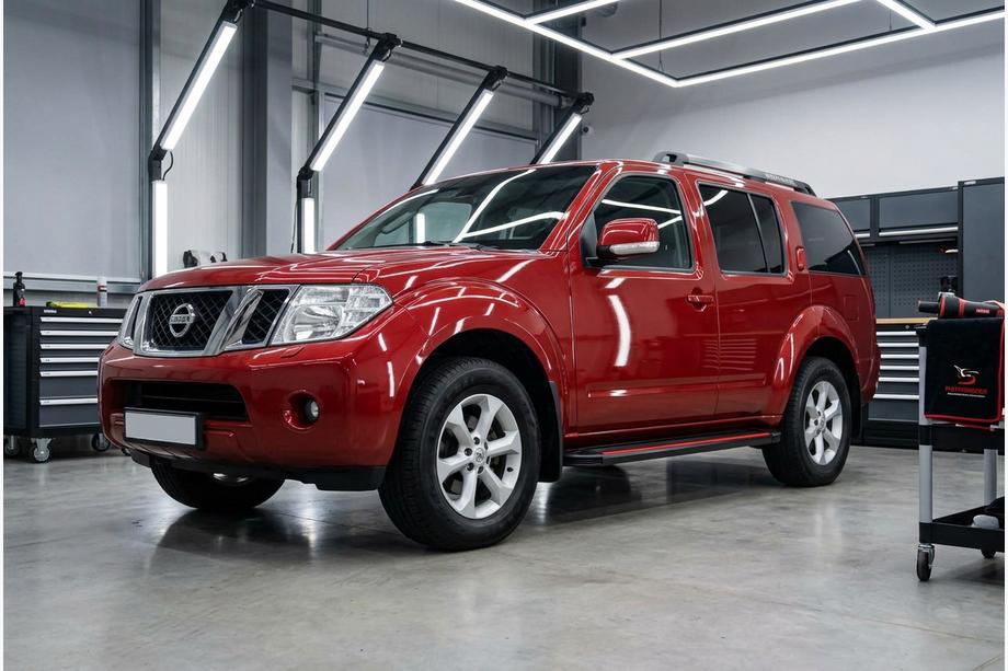 Nissan Pathfinder R51 2005-2014 Estribos Laterales Maya Red (2 uds., Aluminio) Foto 1
