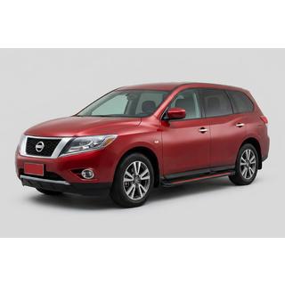Estribos Laterales Maya Red (2 uds., Aluminio) Nissan Pathfinder R52 2012-2021 foto 1