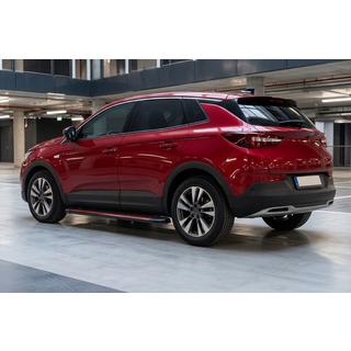 Estribos Laterales Maya Red (2 uds., Aluminio) Opel Grandland X 2017- foto 1