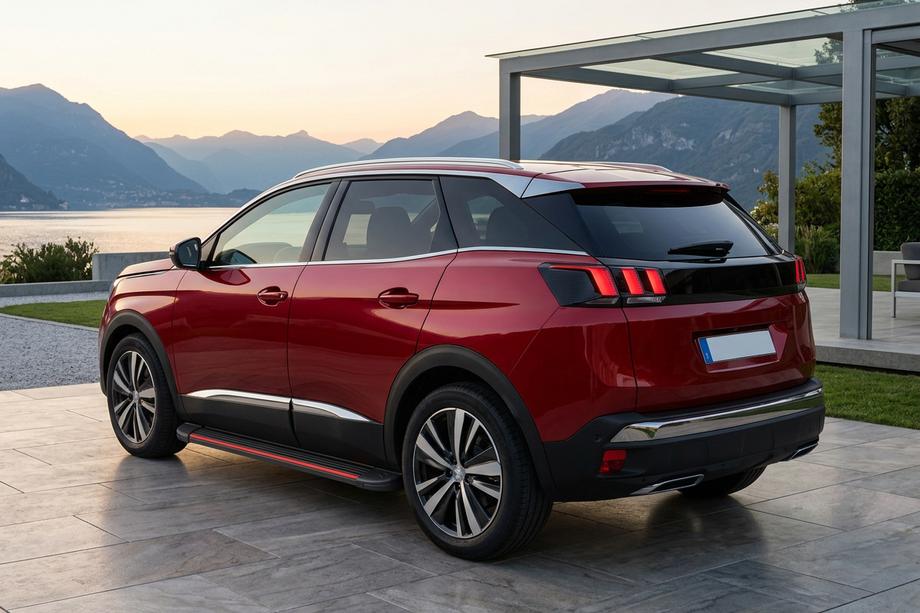 Peugeot 3008 2016-2023 Estribos Laterales Maya Red (2 uds., Aluminio) Foto 1