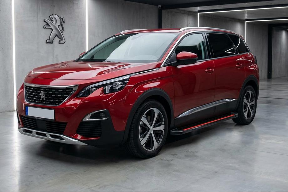 Peugeot 5008 2016-2023 Estribos Laterales Maya Red (2 uds., Aluminio) Image