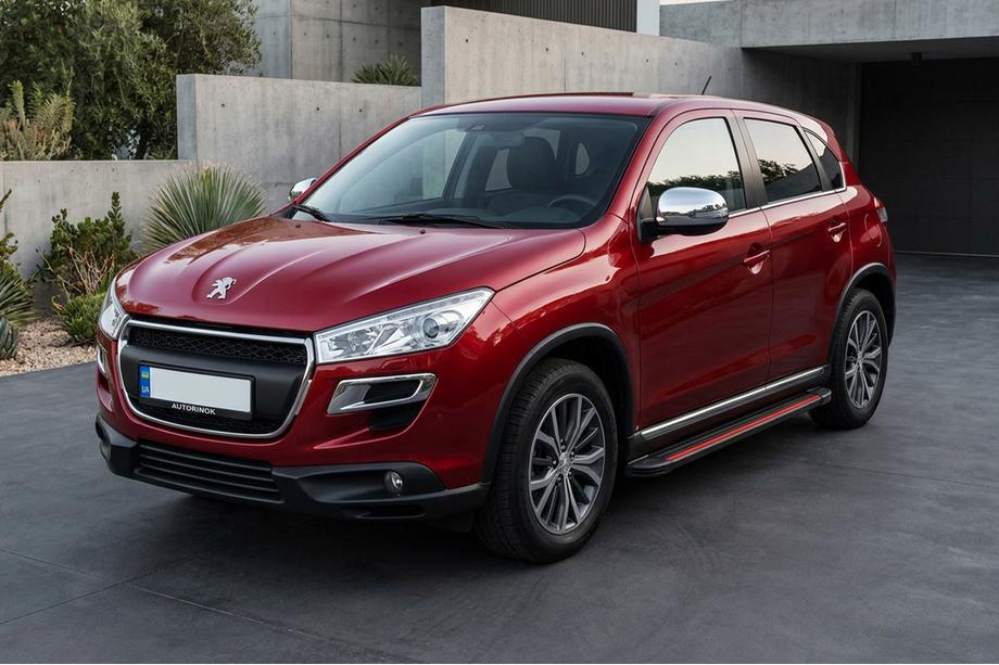 Peugeot 4008 2012-2017 Estribos Laterales Maya Red (2 uds., Aluminio) Image