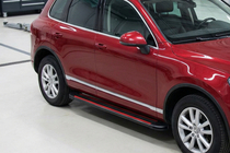 Porsche Cayenne 2003–2010 Estribos Laterales Maya Red (2 uds., Aluminio) foto 1