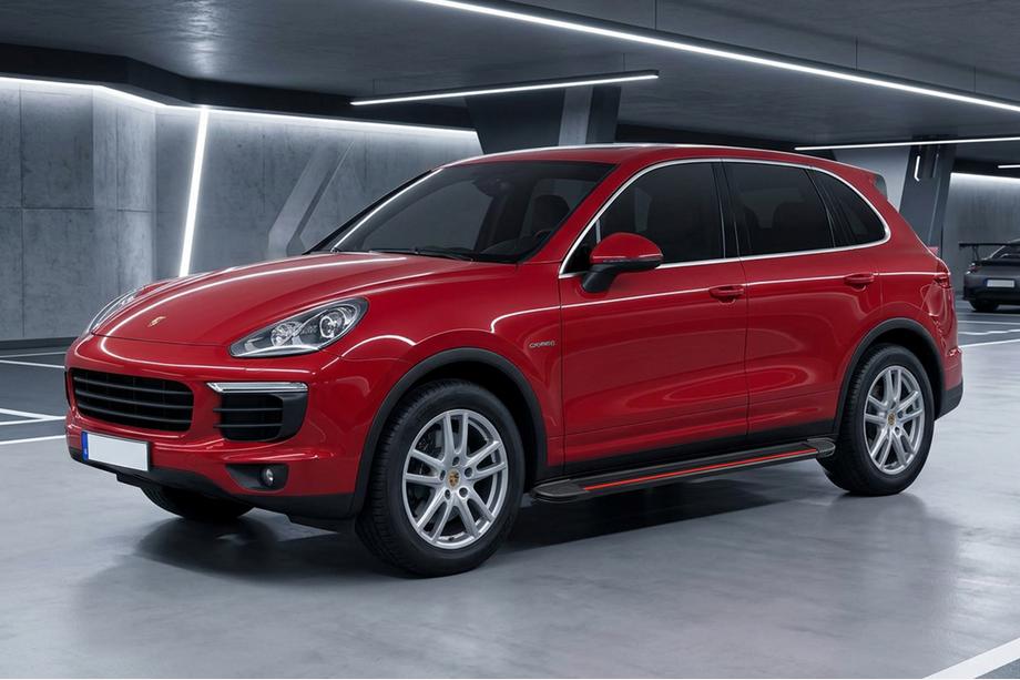 Porsche Cayenne 2010-2017 Estribos Laterales Maya Red (2 uds., Aluminio) Image