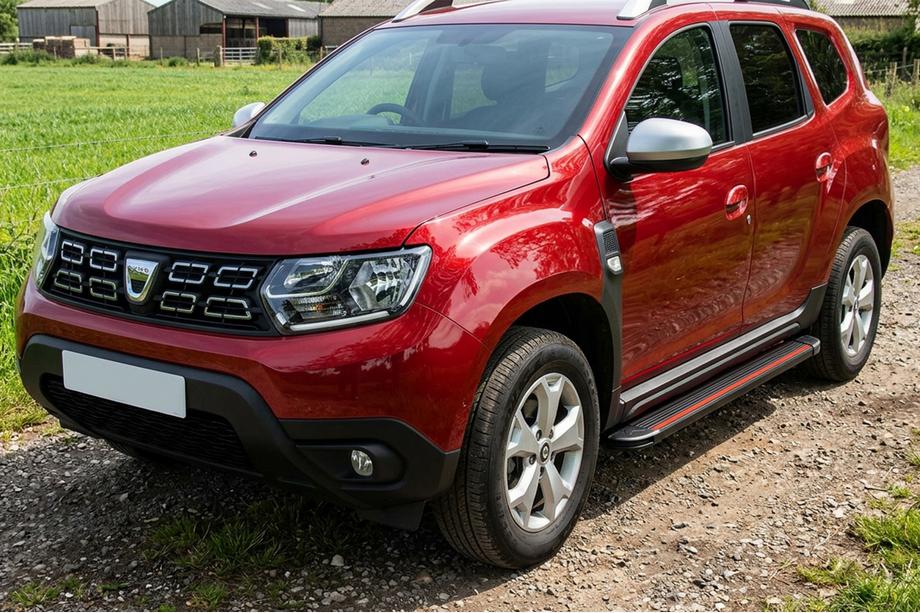 Renault Duster 2018-2024 Estribos Laterales Maya Red (2 uds., Aluminio) Image