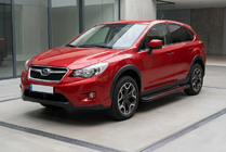 Subaru XV 2011-2017 Estribos Laterales Maya Red (2 uds., Aluminio) foto 1